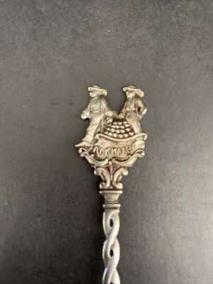 Alkmaar Swirly Small Souvenir Spoon Silver 18 Arti NW Zilver