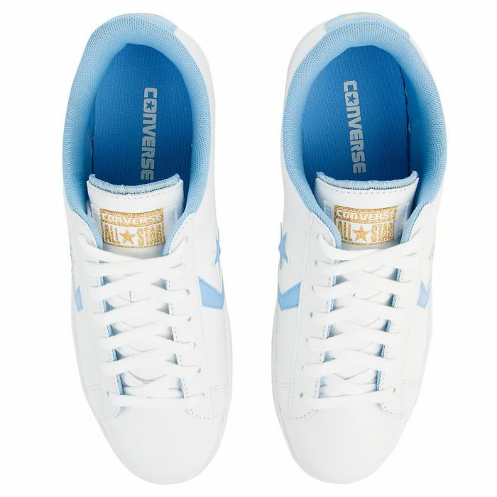 CONVERSE MEN’S PRO LEATHER Athletic SNEAKERS Size 9M W10.5 Colors White & Blue