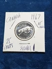 1967 CANADA 25 CENTS GEM BU PROOF-LIKE 80% SILVER QUARTER COIN