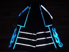 Heatwave phat pants rave gear reflective dance wear hardstyle reflector trousers