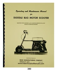 Doodlebug Motor Scooter Operating & Maintenance Manual #380