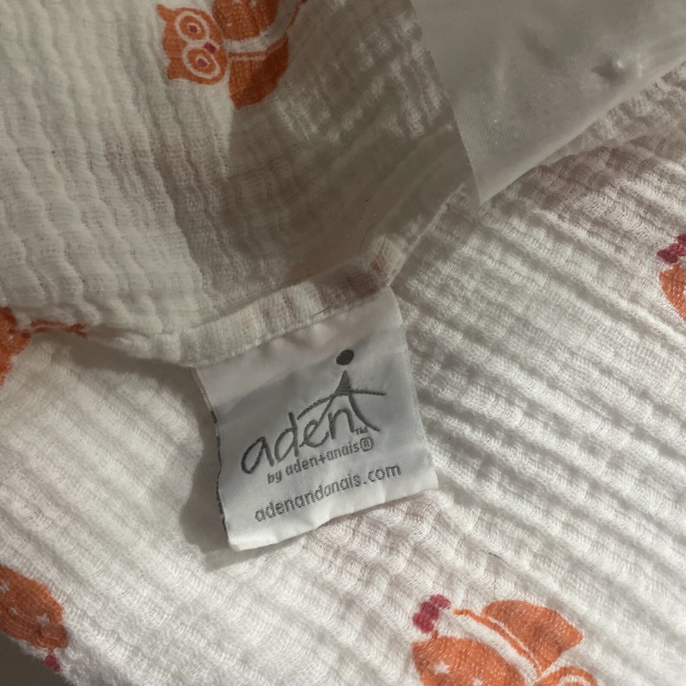 4 Aden And Anais Baby Swaddle Blankets Floral And Owl Patterns eBay