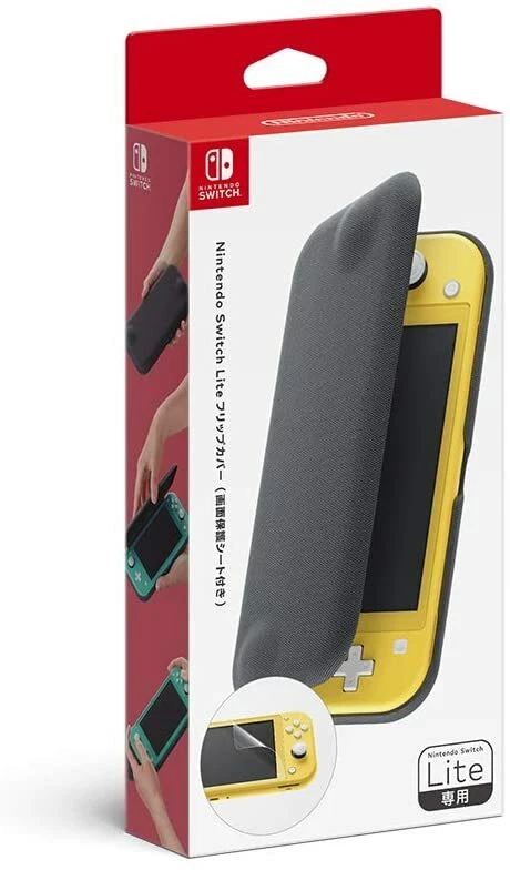 Genuine Nintendo] Nintendo Switch Lite flip cover (with screen protection  sheet