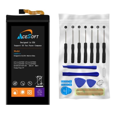 AceSoft 4020mAh Extended Slim Battery Tool for Samsung Galaxy S6 Active SM-G890A