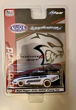Auto World 2022 NHRA Matt Hagan Dodge Charger SRT Funny 4-Gear Slot Car iWheels