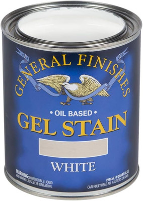 Oil Base Gel Stain, 1 Quart, White
