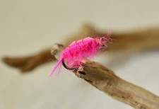 12 Flies Scuds Nymph Fly Fishing - Pink - Mustad Signature Hooks