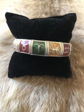 Boho metal colorful bracelet