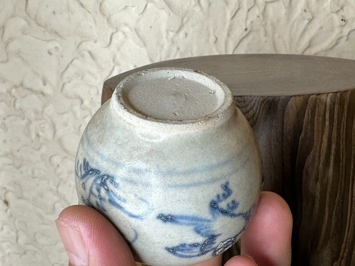15-16th Century Annamese Chu Dau Blue & White Ceramic Vietnam Bird Flowers Jar - Picture 11 of 15