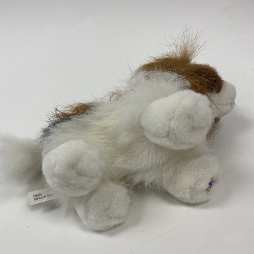 Ganz Webkinz Papillon Dog HM620 No Code Brown White Black Cute fluffy plush - Picture 9 of 13