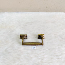 1940s Vintage Unique Shape Brass Door Handle Decorative Collectible Rare M924