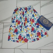 Floral Skirt Vintage 90s Cottagecore