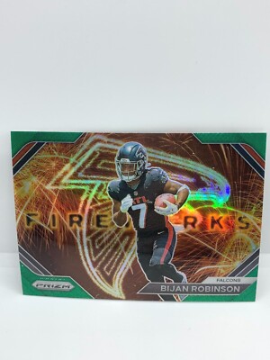 2023 NFL Panini Prizm Green Refractors Vets, Rookies & Inserts
