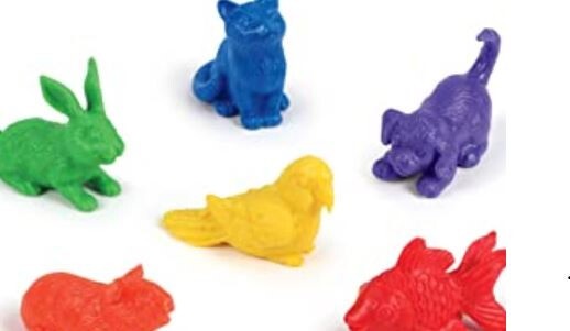 Learning Resources Domestic Pets Counters for Educational Sorting and Math Activities-image