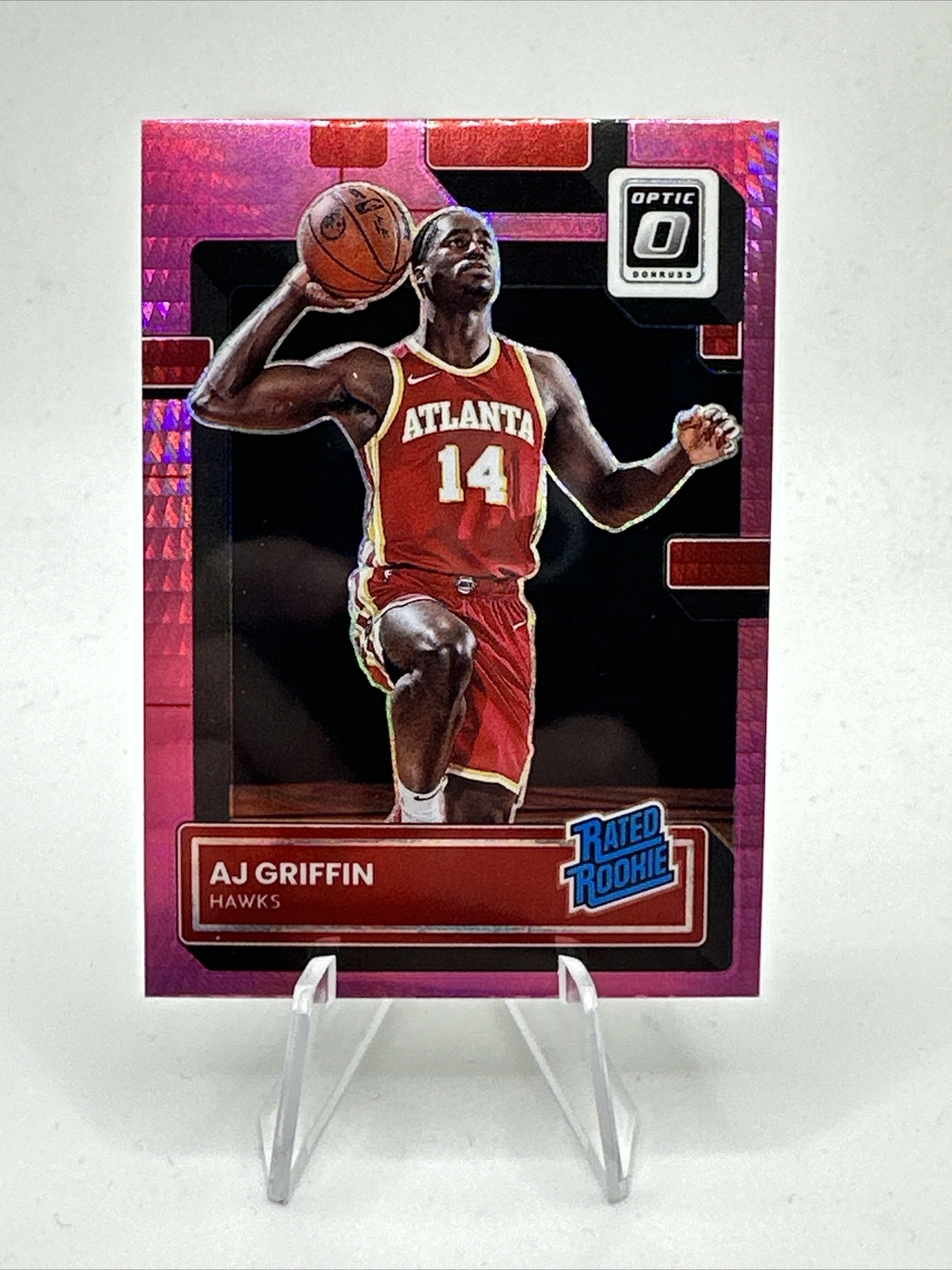 2022 Panini Donruss Optic Hyper Pink AJ Griffin #204