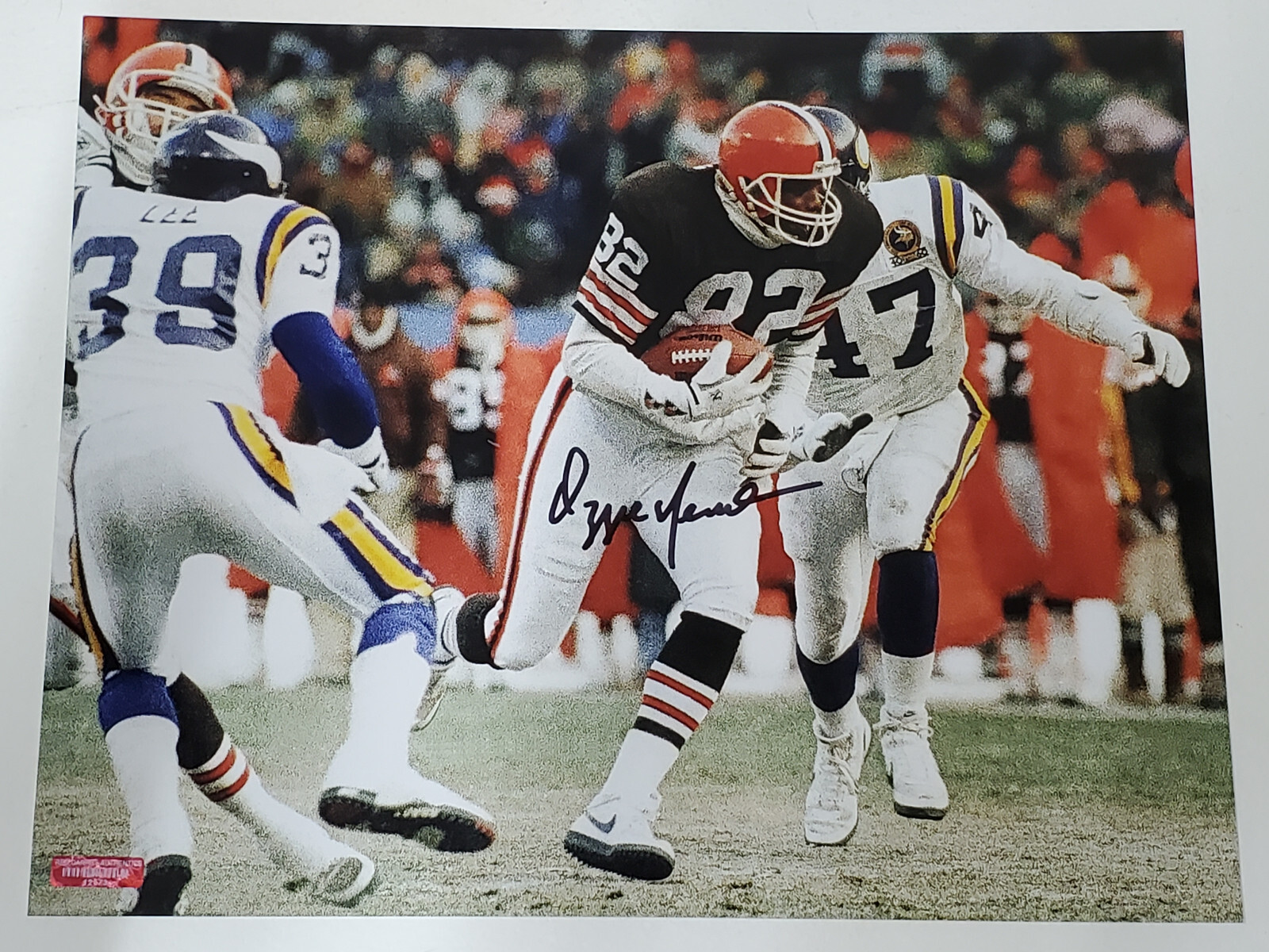 Ozzie Newsome Autographed Signed Cleveland Browns Hall Of Fame 8X10 PHOTO HOF COA 