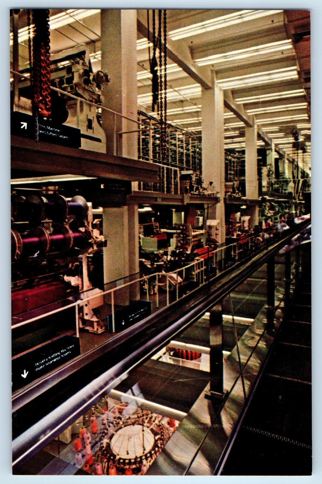 c1960 New York City NY Postcard Walkway East Rockies The Mill Burlington House