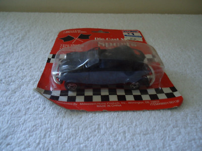 '' NIP '' Midwestern Home Prod.Black VW Die Cast Metal Sports Car '' See All Pics