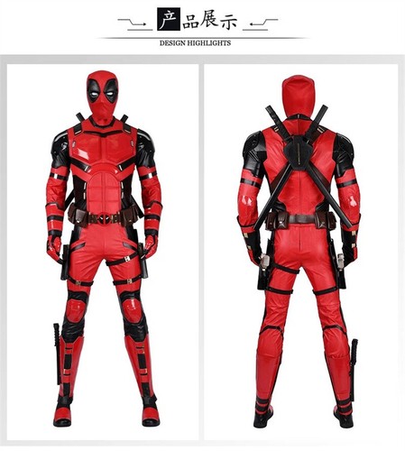 Deadpool1 Wade Wilson Marval Película Juegos con disfraces Halloween Fiesta Disfraces Hombre Adulto - Imagen 9 de 23