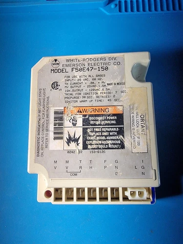 White Rogers F50E47-150 Gas Furnace Ignition Module 120V EMERSON 50E47-150
