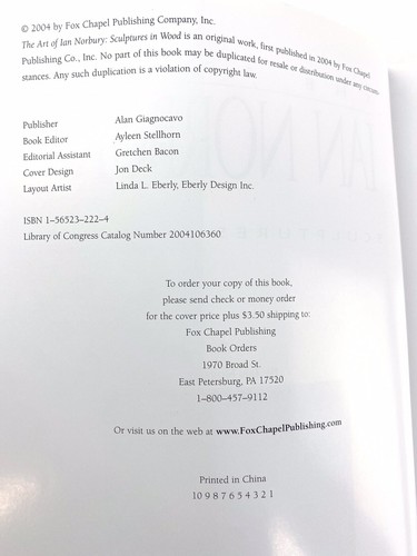 The Art of Ian Norbury Sculptures in Wood Paperback by Ian Norbury - Picture 9 of 12