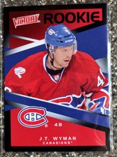 2010-11 Upper Deck Victory Black JT Wyman #230 Rookie RC Canadiens A025