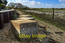Photo 6x4 WWII Hampshire: Hayling Island - Langstone Bridge anti-tank blo c2017