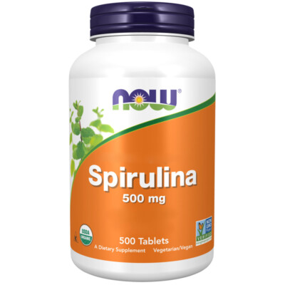 Now Foods, Certified Organic Spirulina, 500mg, 500 Veg. Tabletten - Blitzversand