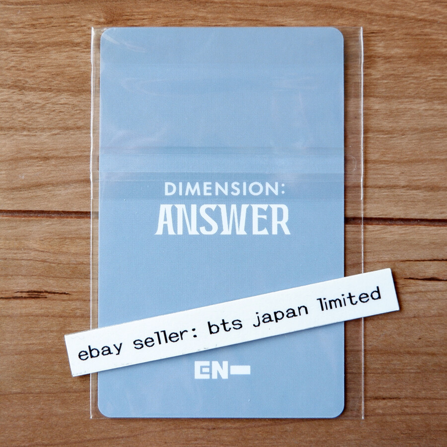 ENHYPEN Sunoo Repackage DIMENSION : ANSWER NO YET Official Photo