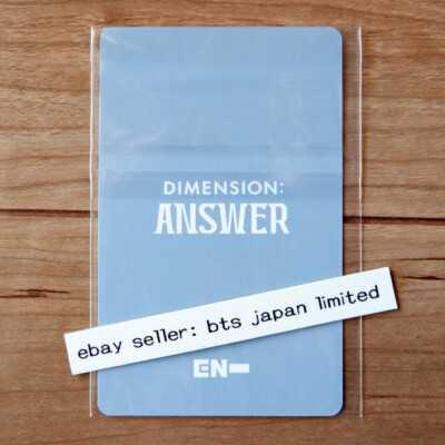 ソヌ　ラキドロ weverseENHYPEN DIMENSION:ANSWER ENHYPEN ソヌ DIMENSION: ANSWER トレカセット - メルカリ