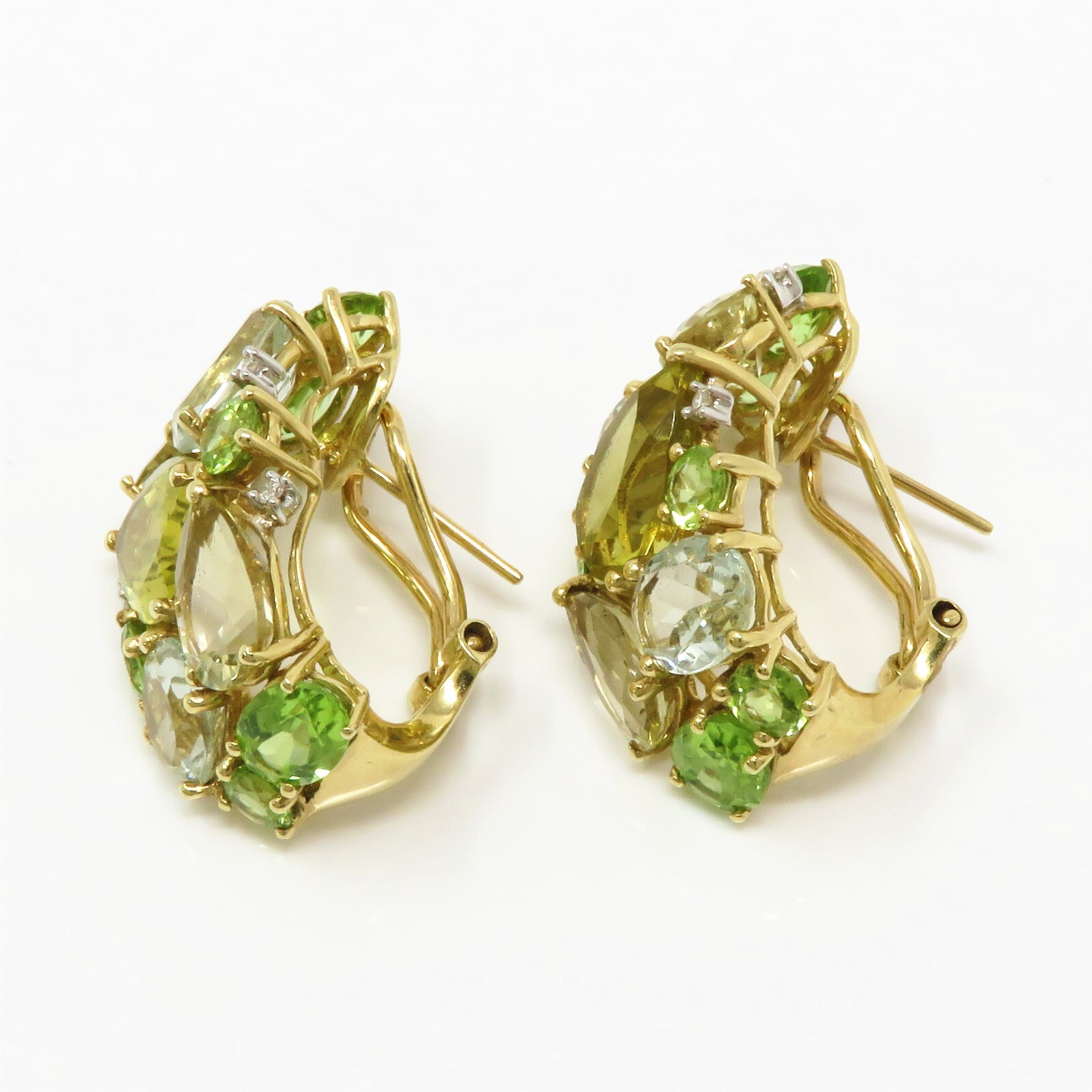 Boutons De Manchette NYJEWEL En Or 14K Avec Diamant Et Quartz - Pour Homme - Occasion