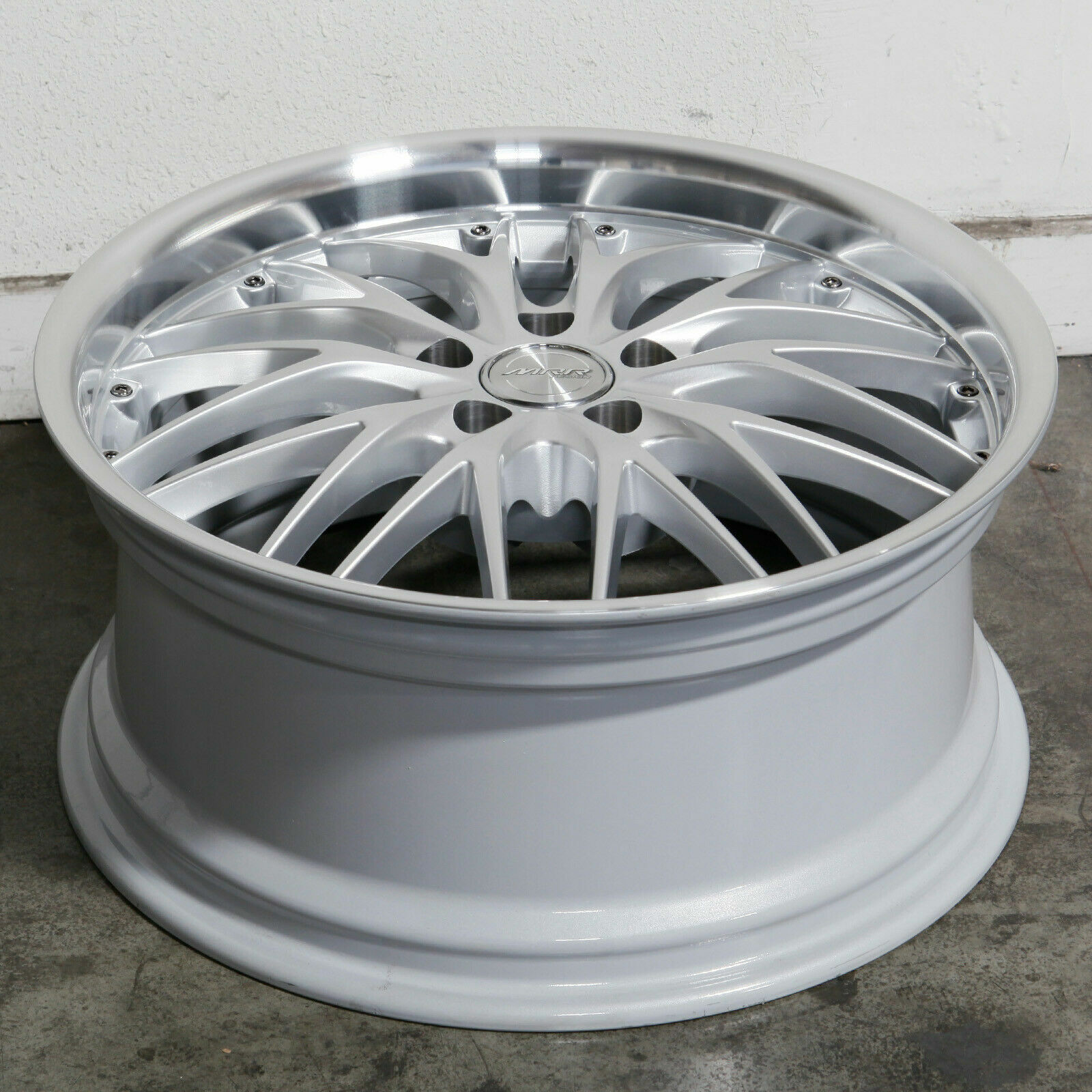 MRR GT1 Mesh Silver Wheels For Chrysler Crossfire 18x8.5/19x9.5 5x112 ...
