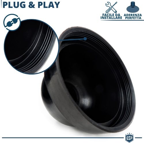 Tappo Coprilampada Antipolvere Per Fari – Sostituto Plastica Nera Per Hyundai Santa Fe, Elantra, Veloster, Genesis E Kia Sedona, Optima, Codice 92140-2D000