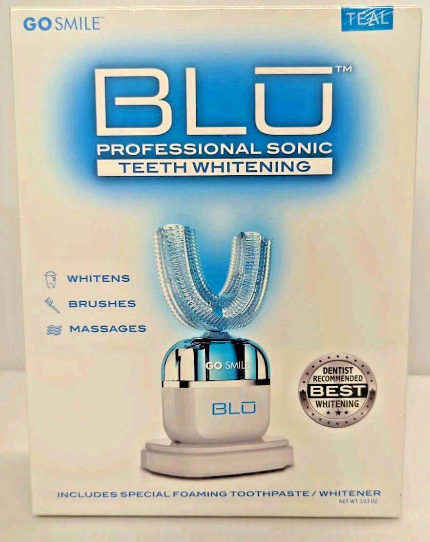 Go Smile BLU Professional Sonic Toothbrush Blue Light Teeth 