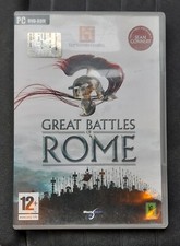 GREAT BATTLES OF ROME PC DVD ROM in ITALIANO