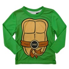 Teenage Mutant Ninja Turtles Toddler Boys Shell Costume Shirt 4T 