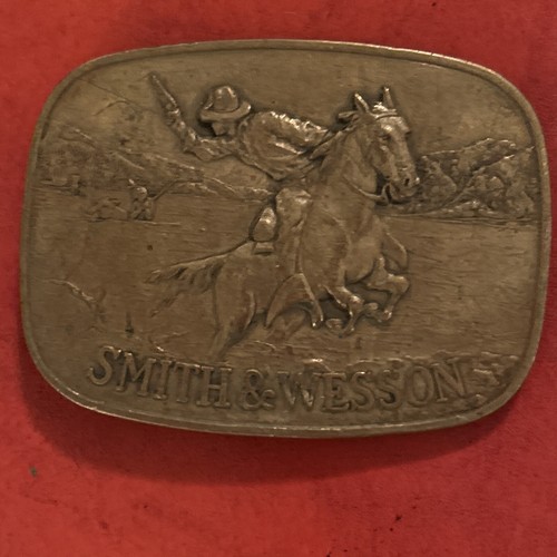 Vintage 1975 Smith & Wesson Brass belt buckle