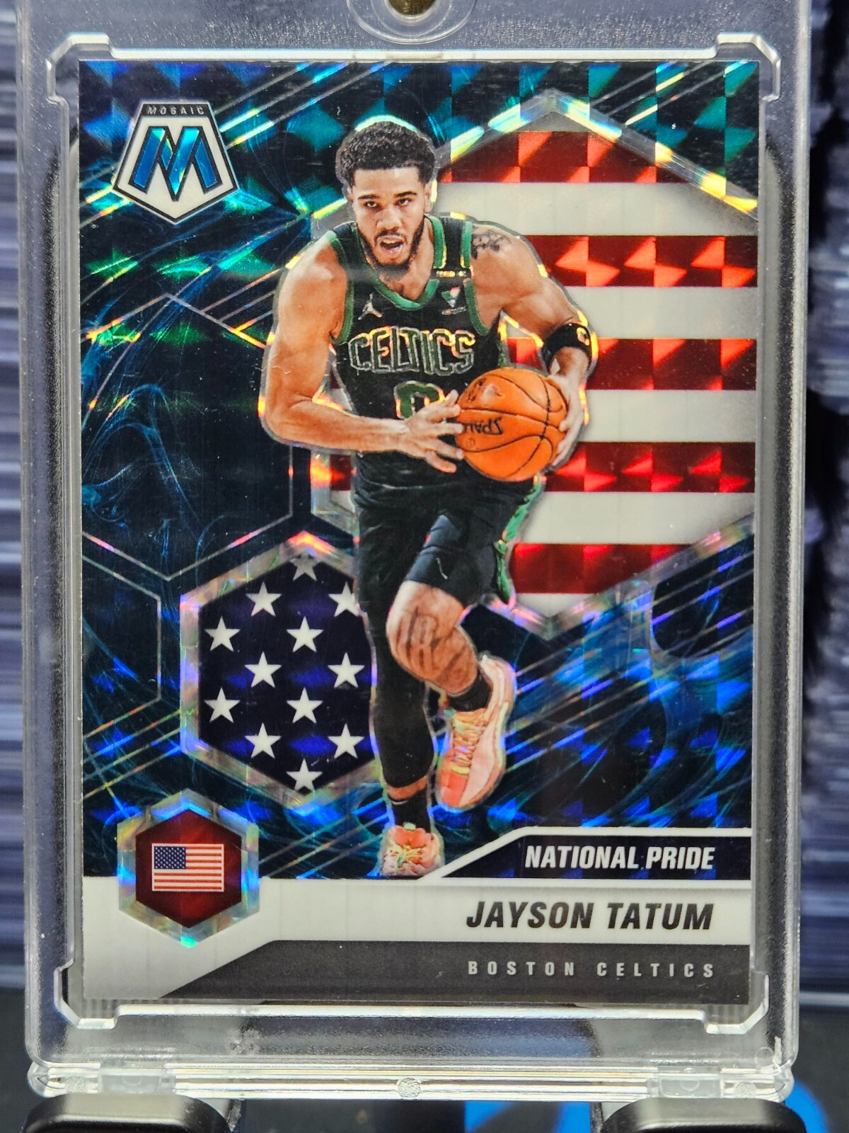 2020 Panini Mosaic National Pride Jayson Tatum #254 Genesis Celtics