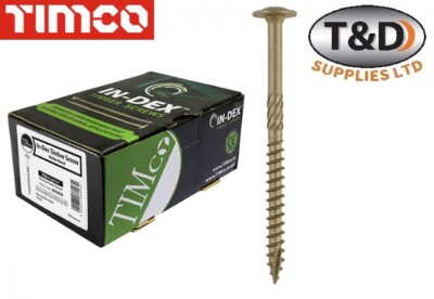 Timco grün beschichtete Terrassendielenschrauben-Waferkopf außen Holz Landschaft Zaunschraube