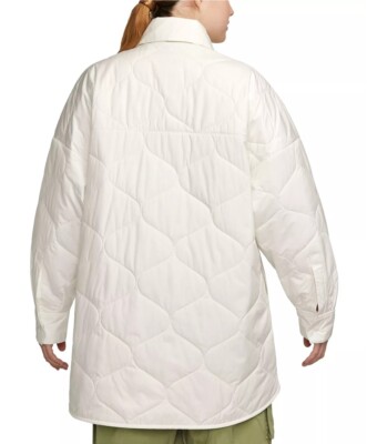 Nike Sportswear Essential Women's Quilted Trench Jacket White (XL