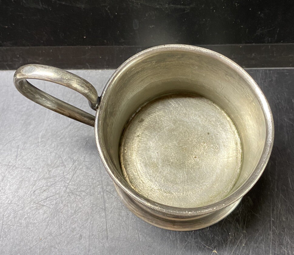 VINTAGE PODSTAKANNIK German Cup Holder Art Krupp Berndof 1900-1940