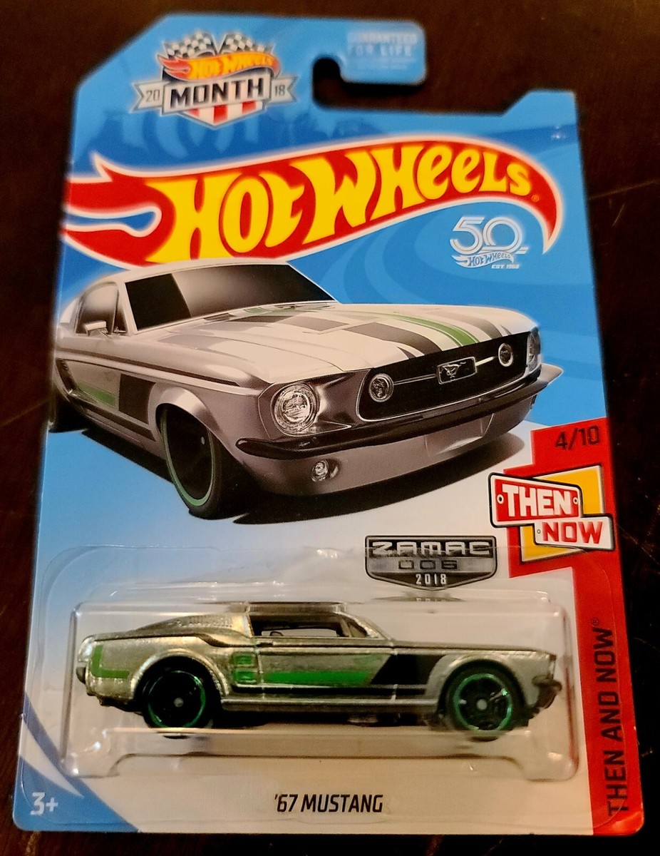 Hot Wheels 2019 '67 Mustang ZAMAC HW Then And Now #4/10 (Lot of 1
