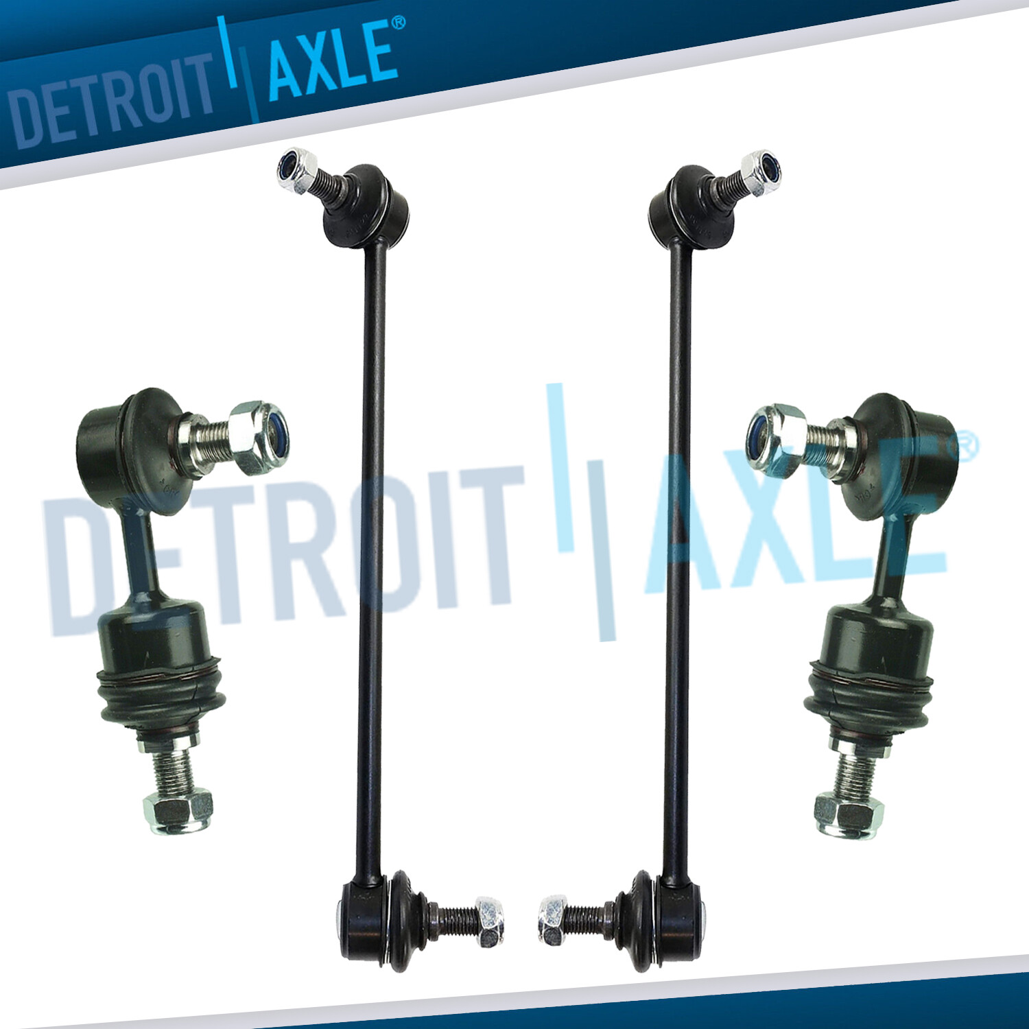 4pc Front Rear LH RH Sway Bar End Links for 2011 2012 Hyundai Sonata