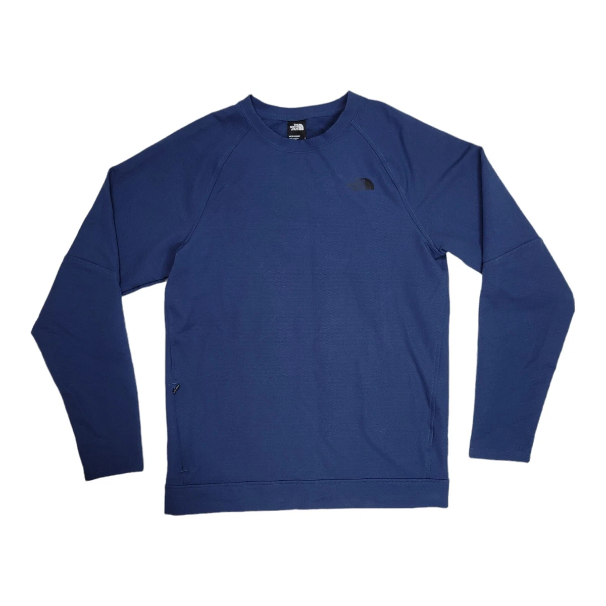 The North Face Tekno Ridge Crew Long Sleeve Pullover Shirt Mens Size S Navy  Blue | eBay