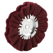 8 Inch Non Woven Airway Buffing Wheel 5/8 Inch Arbor Hole for Angle Grinder