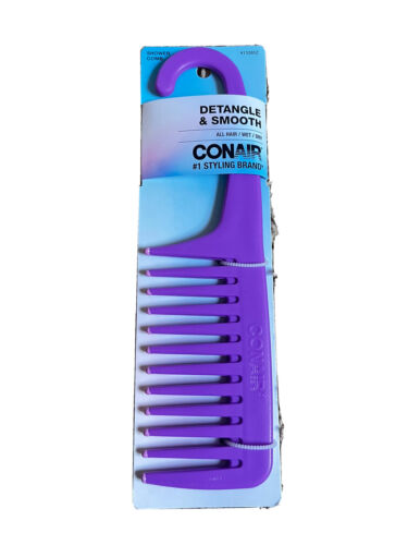 Conair Comb Shower Comb (detangler) - Color Purple - Picture 1 of 3