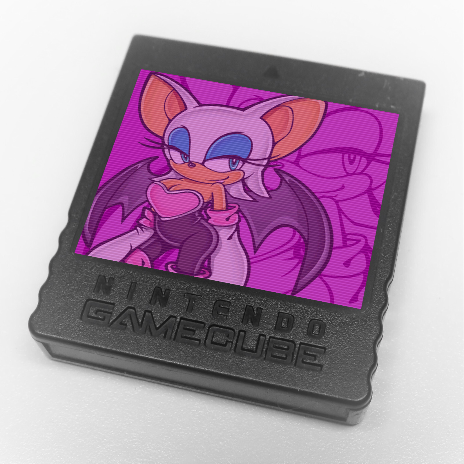 Gamecube Customization Sticker Sonic Adventure 2 Collection - Custom Nintendo GameCube Memory Card ...