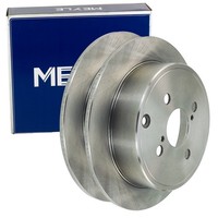2X Meyle Bremsscheiben 258Mm Hinten Passend FÜR Toyota Corolla