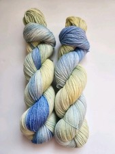 Hand Dyed Yarn Merino Nylon Blend Fingering Weight Speckled Yarn