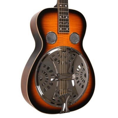 Gold Tone PBR-D Paul Beard Deluxe Signature Roundneck Resonator Guitar, Sunburst